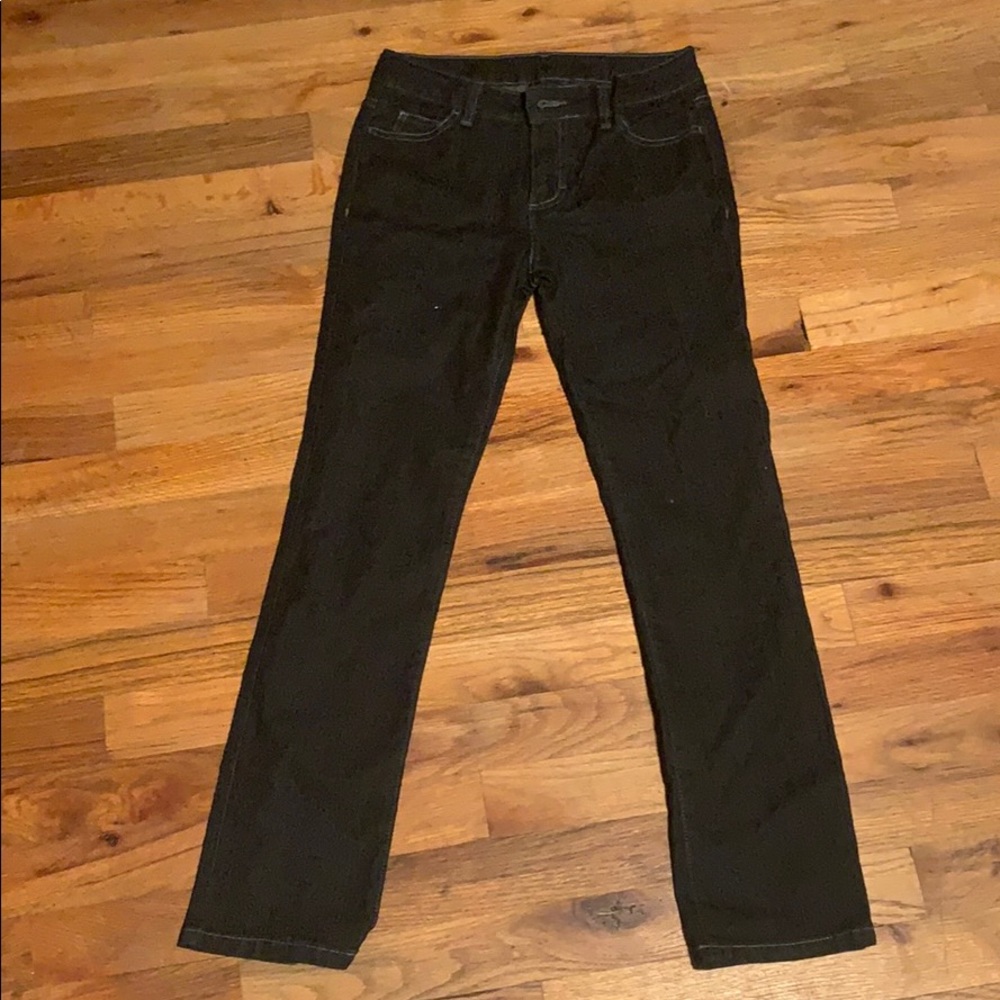 Kids black straight jeans